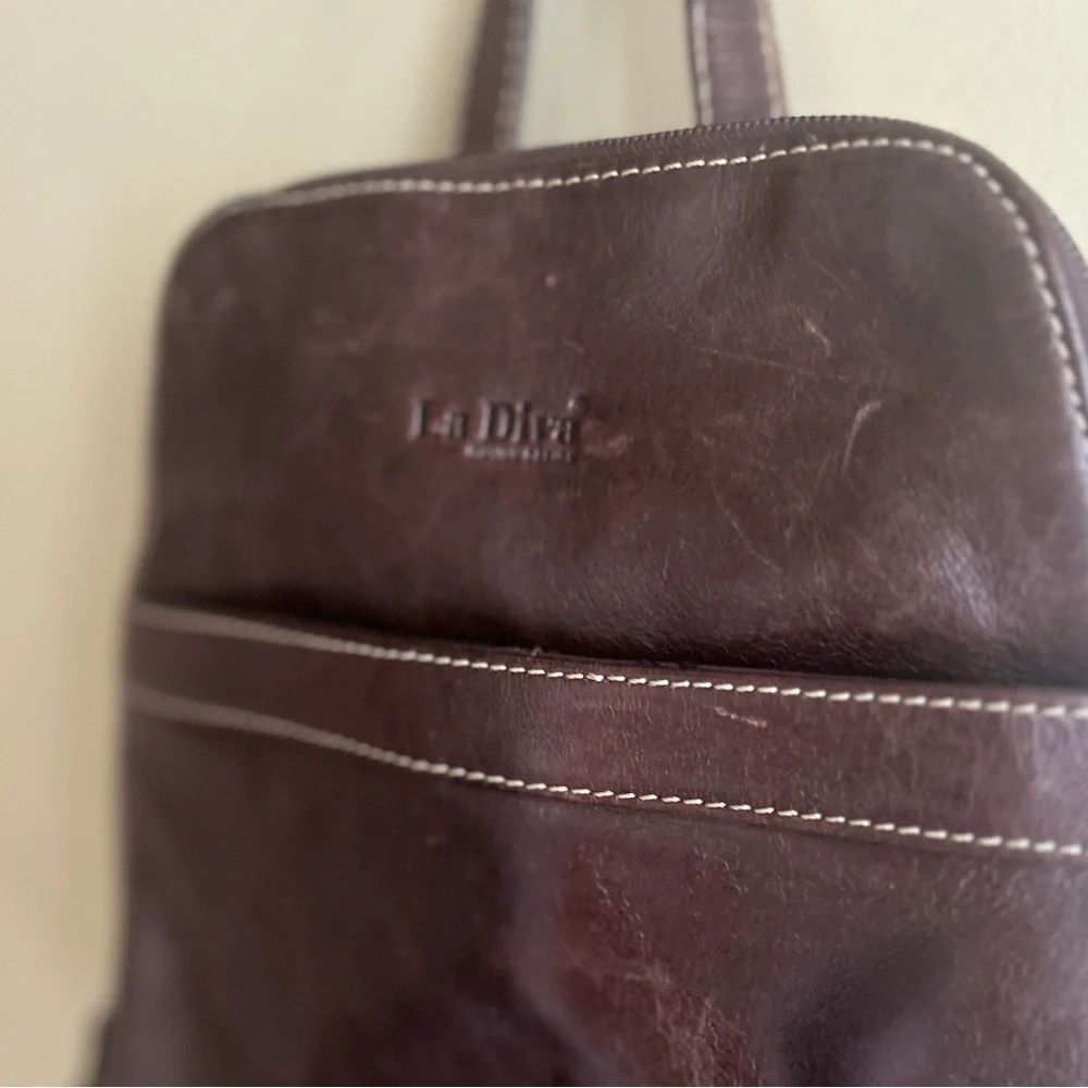 La Diva leather backpack - Picture 16 of 16